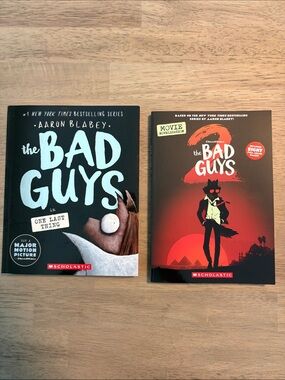 2 The Bad Guys Books - The Bad Guys 2 Movie Book & “One Last Thing”